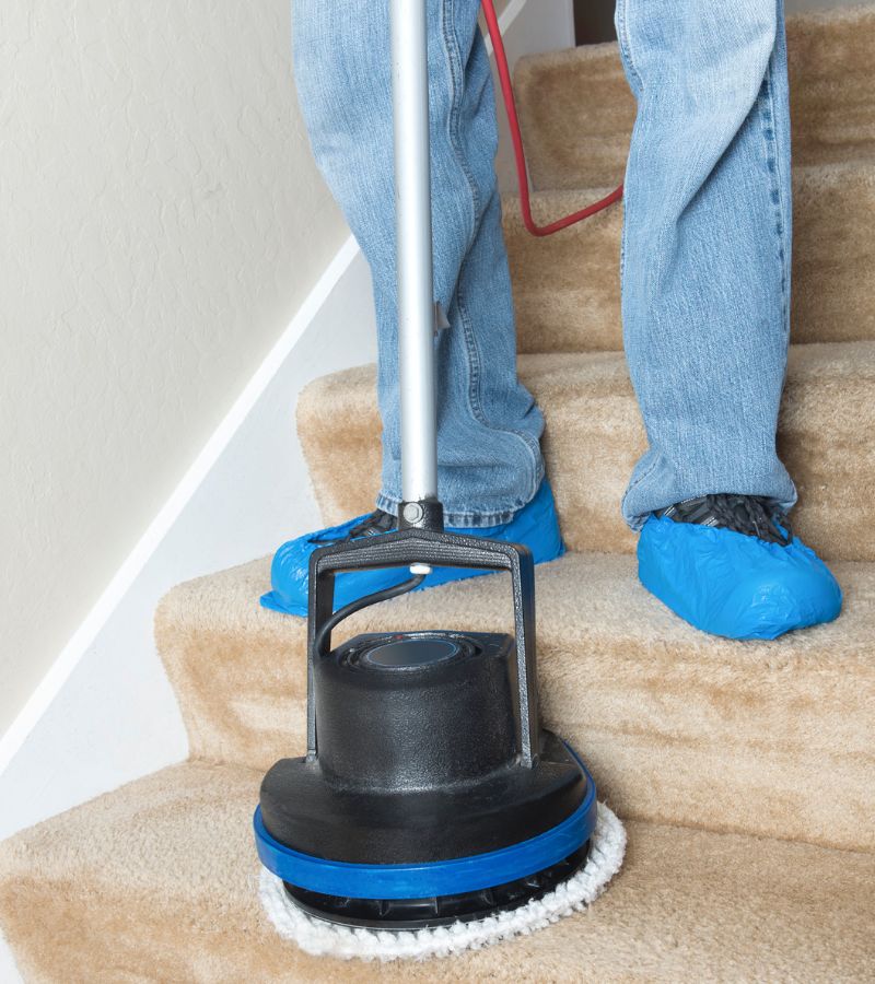 carpet cleaning on a southlake home