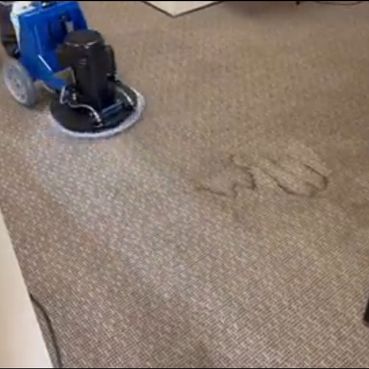 carpet cleaning in fort worth mid work