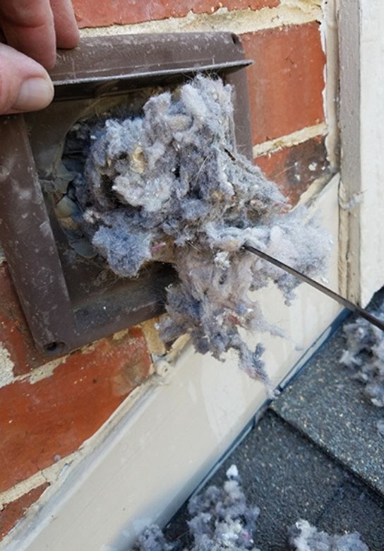 cleaning dryer vent in fort worth home